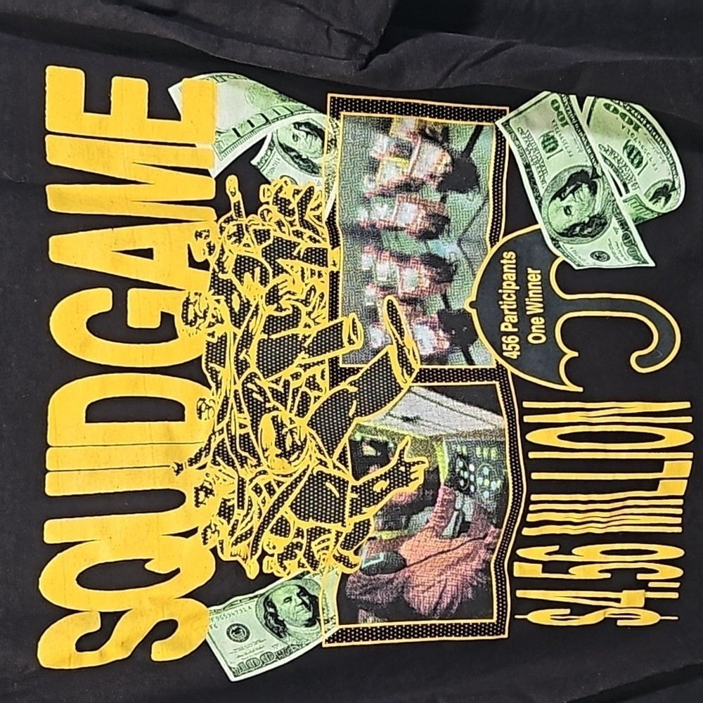 Squid Game Netflix Market T Shirt Mens Large Pacsun Exclusive big Logo - Picture 4 of 9